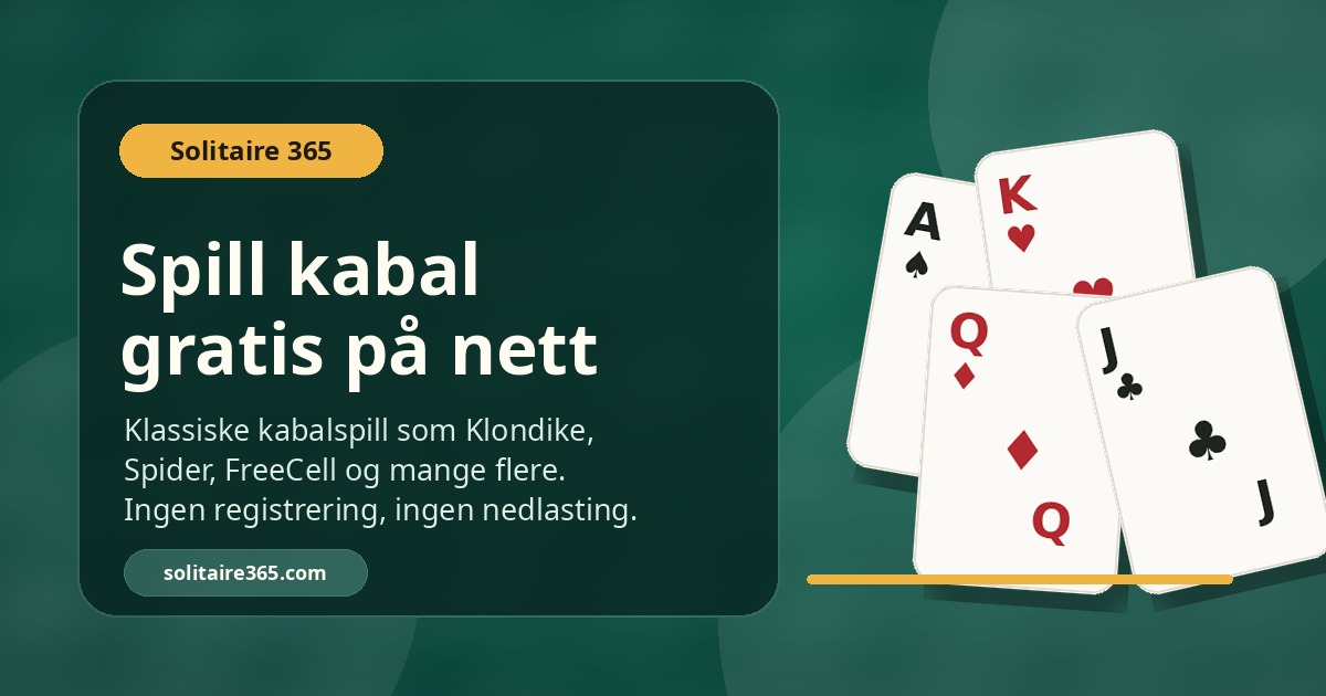 Solitaire Spill Kabal | Spill gratis online på Solitaire 365