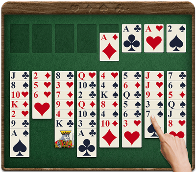 Vorschau der FreeCell-Solitär-App
